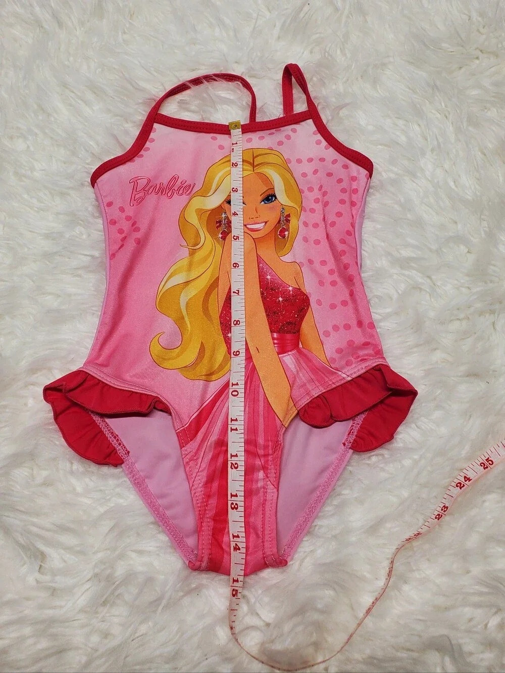 2000s y2k barbie 2011 girls bathing suit one piece vintage rare cute